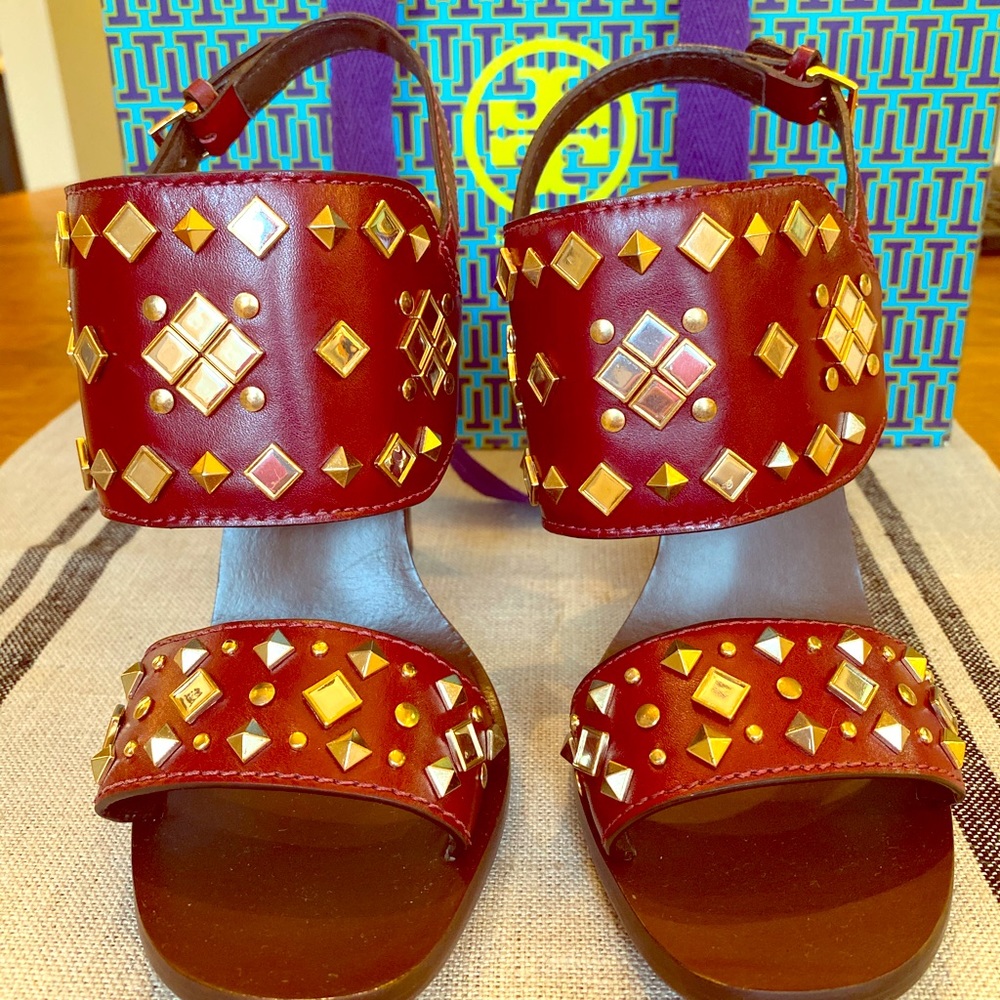 Tory Burch Kingsbridge studded heels